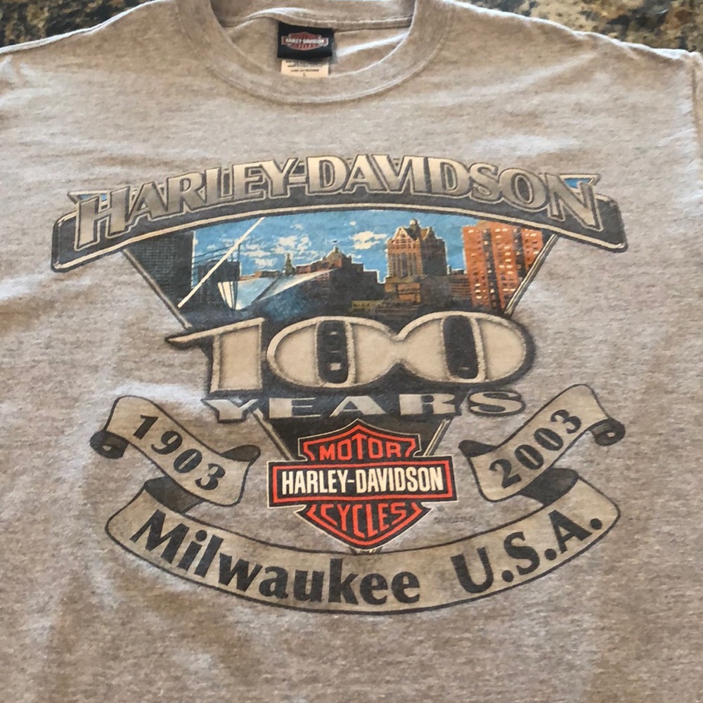 Harley-Davidson Men’s Milwaukee 100 Year T-shirt